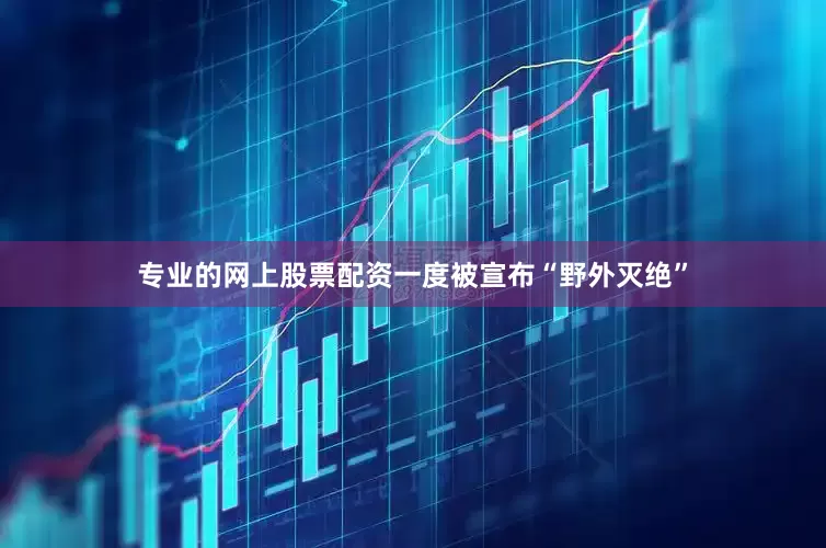 专业的网上股票配资一度被宣布“野外灭绝”
